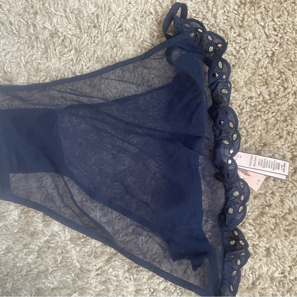 Victoria's Secret Midnight Blue Lace Panties